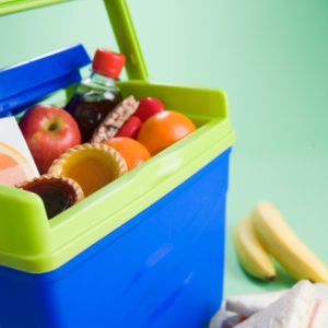 healthy snacks in a lunch box