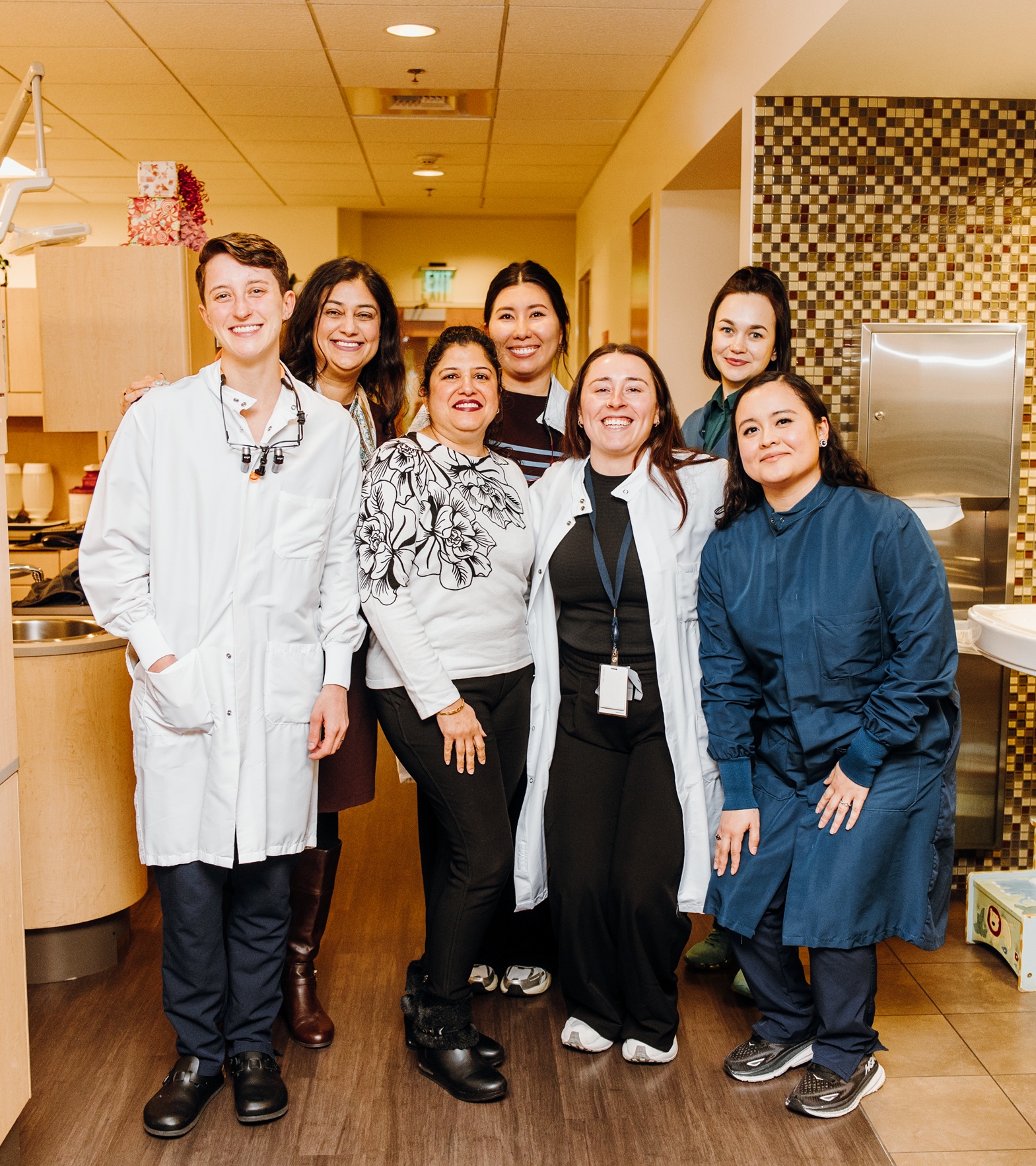 Doctor listening to patient's heart